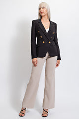 CJ3311 DOUBLE BREASTED BLAZER WITH GOLD BUTTON