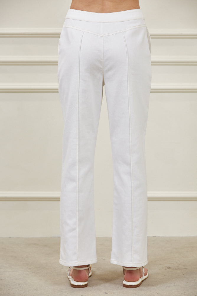 STRETCH DENIM SLIM CROP PANTS SET#YT8841 SOLD SEPARTELY