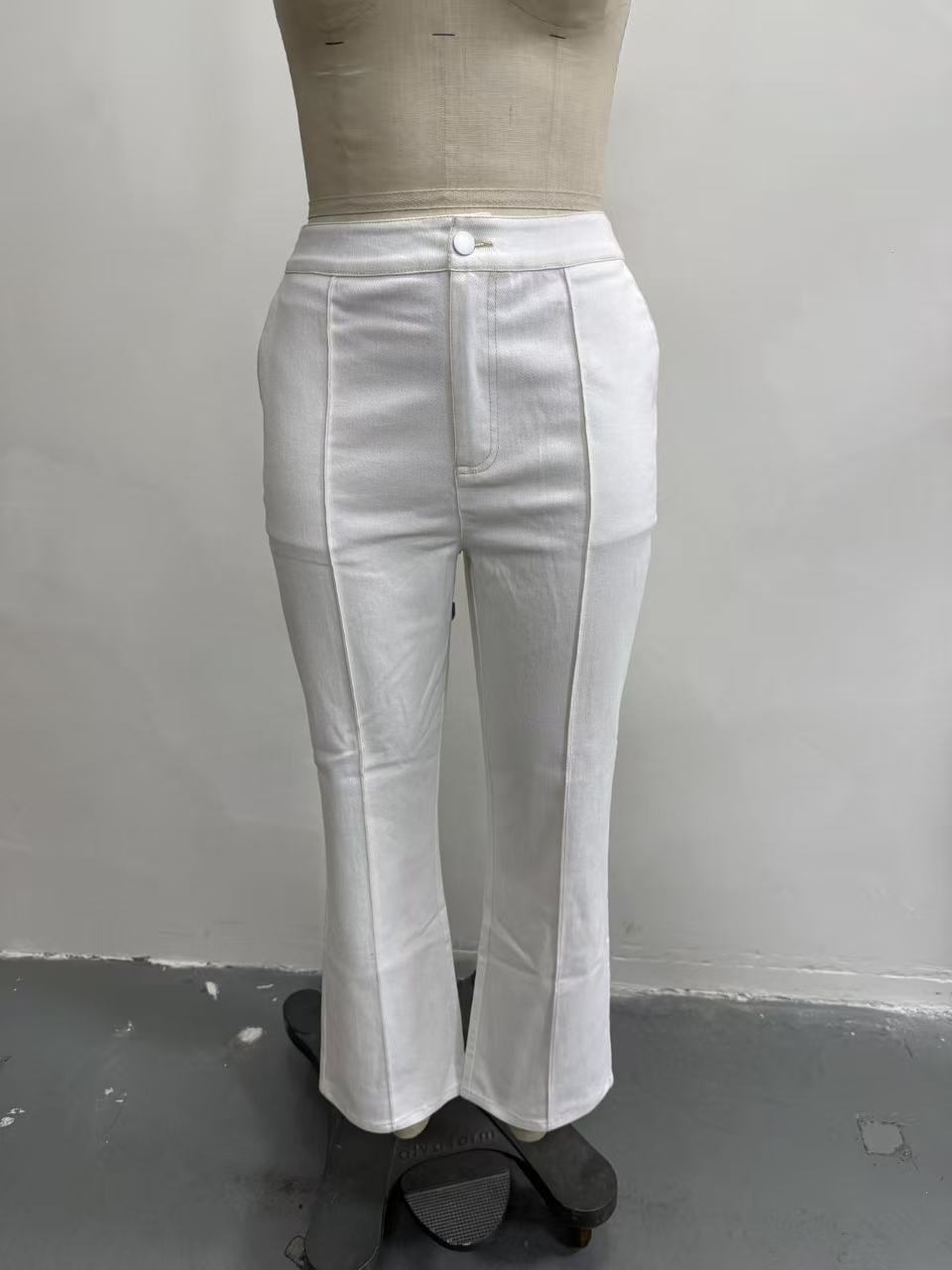 STRETCH DENIM SLIM CROP PANTS SET#YT8841 SOLD SEPARTELY